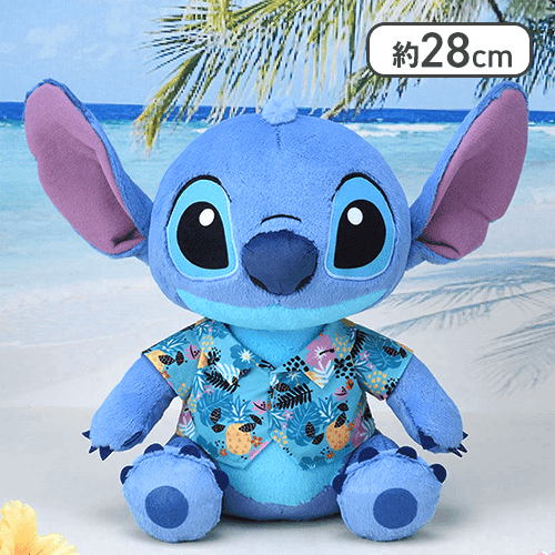ディズニー スティッチ Lぬいぐるみ アロハシャツVer.