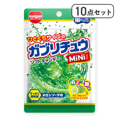 【10点セット】ガブリチュウMiNiメロンソーダ※賞味期限:2027/06/30