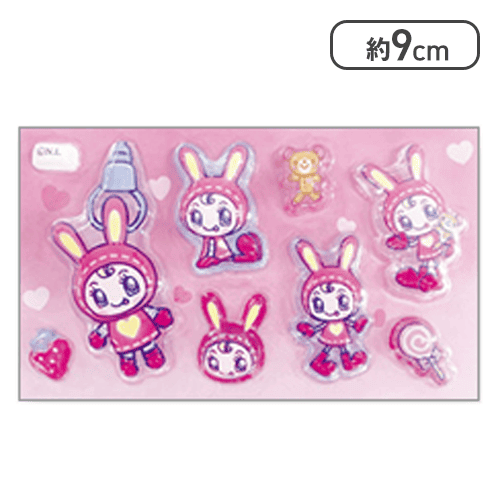 【単品配送不可】【ベリエちゃん(ピンク)】ナルミヤキャラクターズ　ミニちゅるシール＜50CPキャッチャー＞