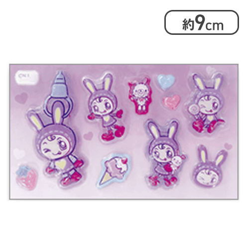 【単品配送不可】【ベリエちゃん(パープル)】ナルミヤキャラクターズ　ミニちゅるシール＜50CPキャッチャー＞