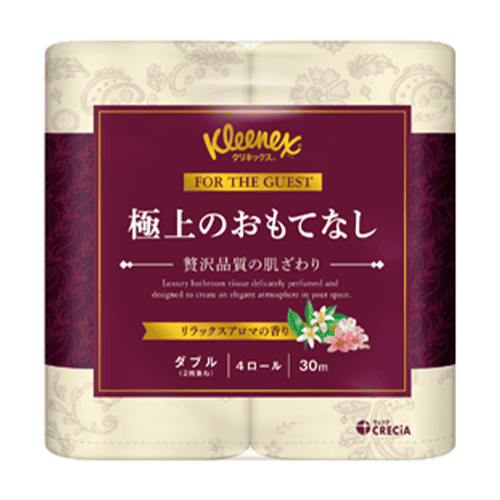 クリネックス 極上のおもてなし ４ロール(ダブル)