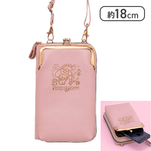 マイメロディ】マイメロディ♡クロミ ウォレット付きマルチケース