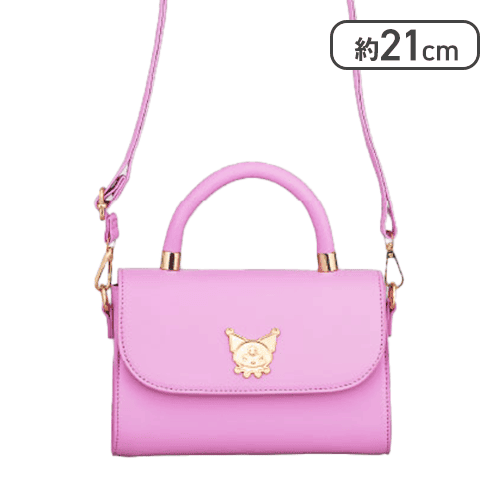 【クロミ】マイメロディ♡クロミ パステルカラー持ち手付きロングストラップショルダープレートバッグ