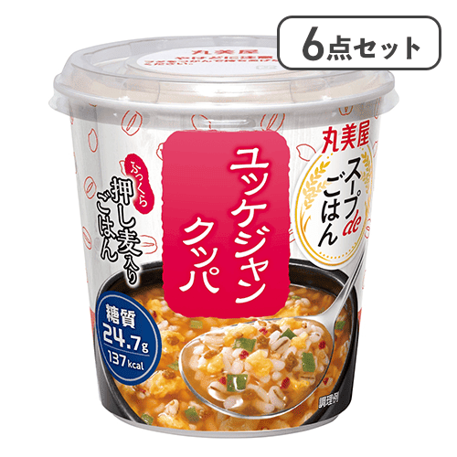 【6点セット】スープdeごはんユッケジャン※賞味期限:2027/06/24
