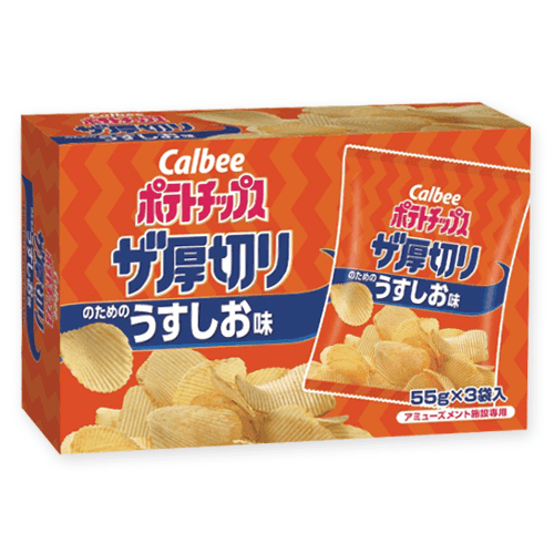 【厚切りのためのうすしお味】ポテトチップス3PBIGBOX※賞味期限:2027/01/31