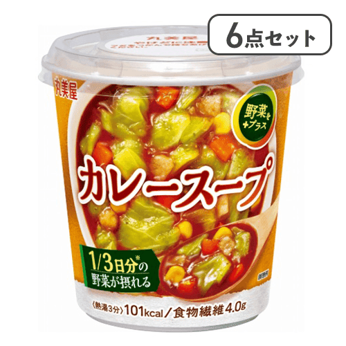 【6点セット】野菜をプラス カレースープ※賞味期限:2027/07/21