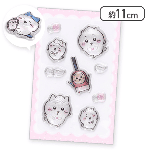 【ピンク】ちいかわ PUKU CHURU seal2＜50CPキャッチャー＞