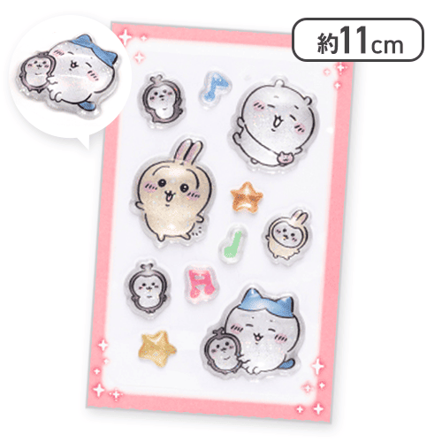 【レッド】ちいかわ PUKU CHURU seal2＜50CPキャッチャー＞