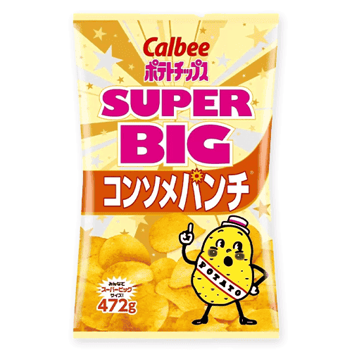 【コンソメ】スーパービッグパックポテトチップス※賞味期限:2027/02/28