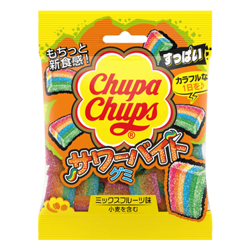 【単品配送不可】チュッパチャプス サワーバイトグミ※賞味期限:2027/08/31<50CPキャッチャー>