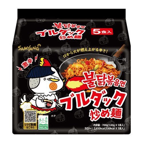 ブルダック炒め麺袋(5P)※賞味期限:2027/08/15