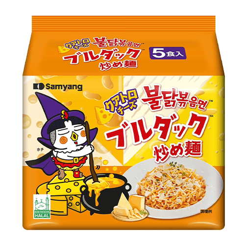 クアトロチーズブルダック炒め麺袋(5P)※賞味期限:2027/03/15