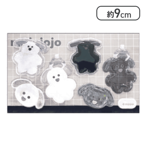 【単品配送不可】【モノクロ(犬)】mojojojo ミニちゅるシール Vol.3<50CPキャッチャー>