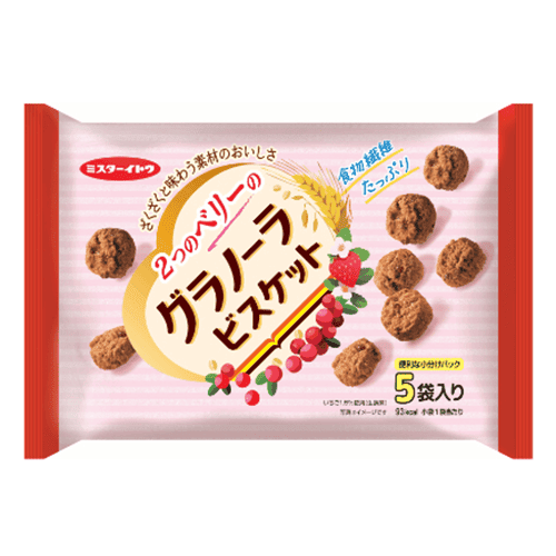【単品配送不可】2つのベリーのグラノーラビスケット※賞味期限:2027/02/19<50CPキャッチャー>