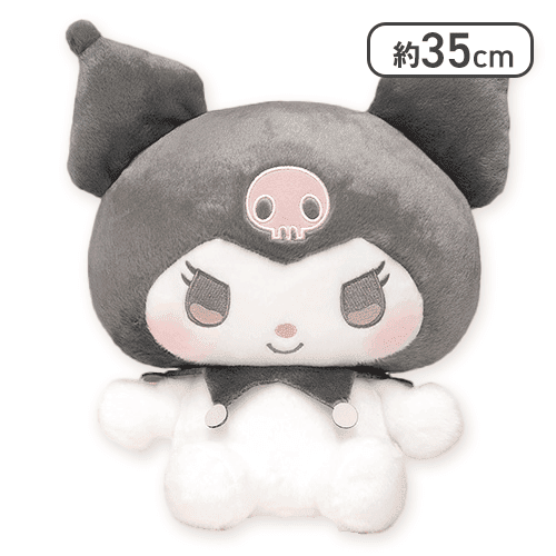 クロミ】マイメロディ・クロミ きゅるりんBIGぬいぐるみ〜赤ずきん＆黒