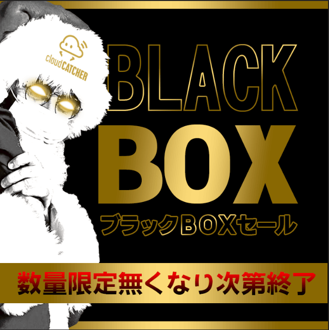 ブラックBOXセール目印