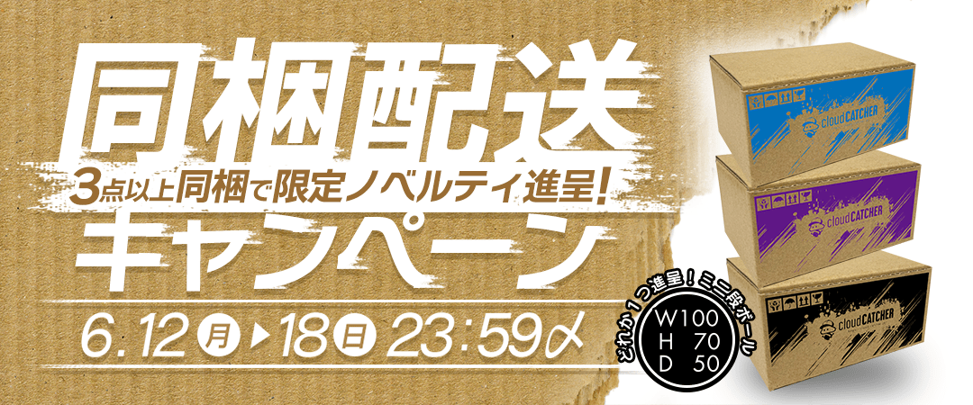 同梱配送キャンペーン バナー