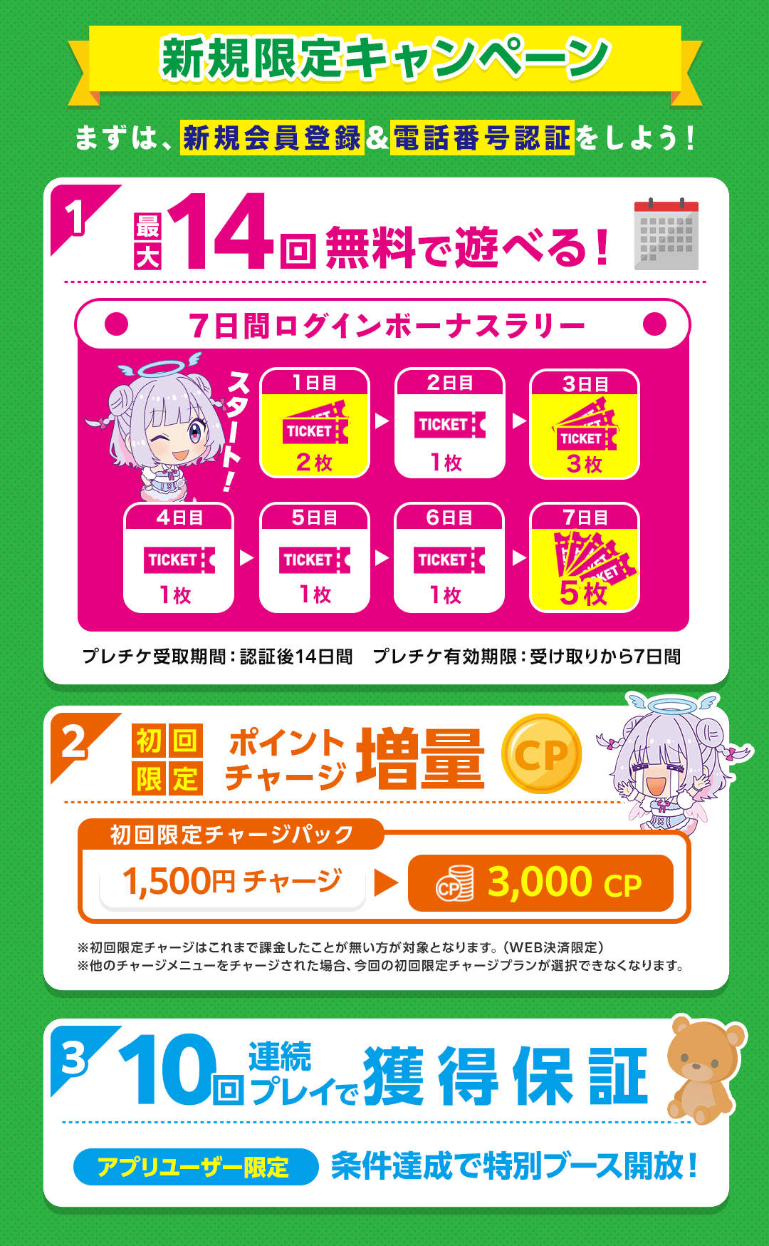新規限定キャンペーン概要