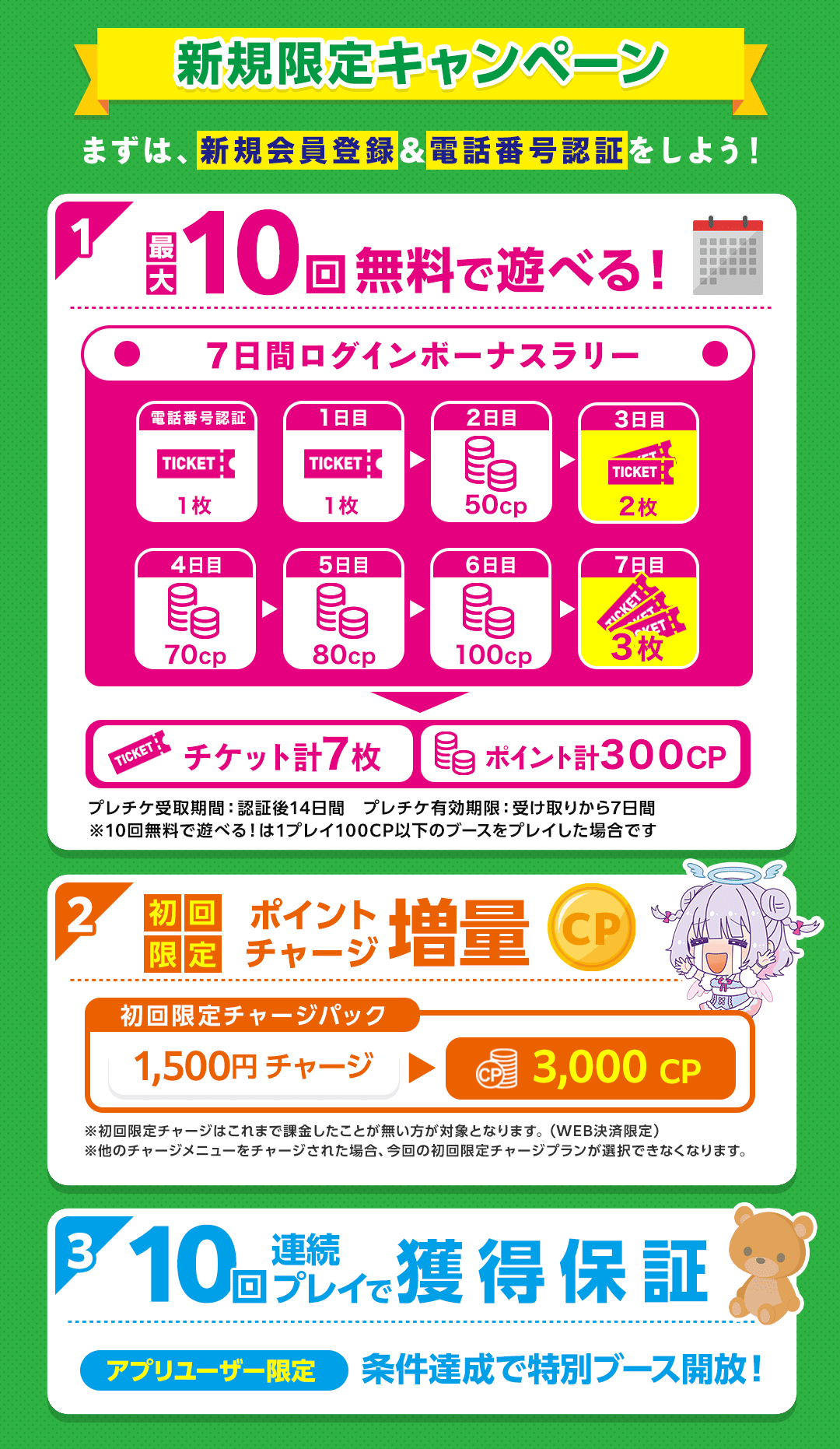 新規限定キャンペーン概要