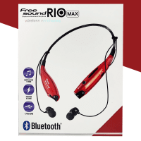 フリーサウンド Bluetoothネックバンドイヤホン RIO MAX RED