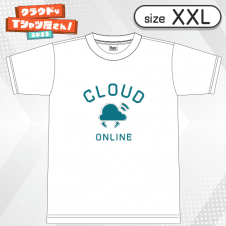 【ホワイト/XXL】College-Tshirt