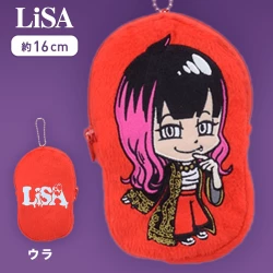 【LiSA（紅蓮華）】LiSA [MP]アップリケポーチ