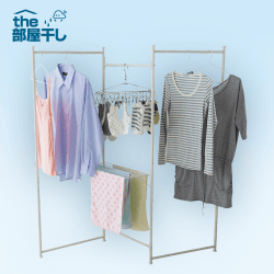 【THE部屋干し】ekansすっきり見える 3連物干し