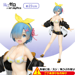 〈外装ダメージ〉Re:ゼロから始める異世界生活 プレシャスフィギュア レム〜ジャンパー水着 ver.〜