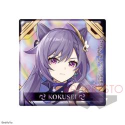 【B:刻晴】原神 ホログラム缶バッジ〜璃月港〜