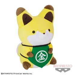 【A:キツネ】タヌキとキツネ でっかいぬいぐるみ〜金太郎気分なタヌキ〜