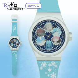 【エミリア&レム&ラム】Re:ゼロから始める異世界生活 大きな壁掛け腕時計