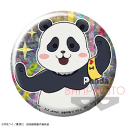 【F:パンダ】呪術廻戦 ホログラム缶バッジ〜ゆるっとコレクション〜