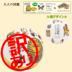 ※訳あり※【古代エジプト編】大人の図鑑 オールシーズンチョコ球缶※賞味期限:2022/07/31