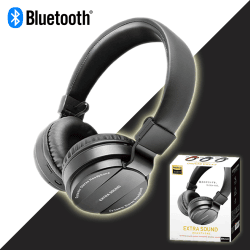 【BLACK】Bluetooth EXTRA SOUND ヘッドフォン Ⅵ