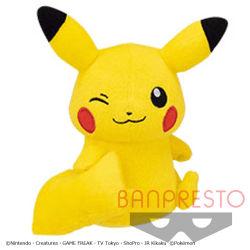 【A:ピカチュウ】ポケットモンスター しっぽみてみて! ぬいぐるみ〜ピカチュウ・パチリス・イエッサン(オスのすがた)・イエッサン(メスのすがた)〜