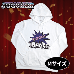 【ホワイト】JUGGLER ジャグラースウェットパーカー