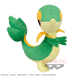 【C:ツタージャ】ポケットモンスター ほぺぴた ぬいぐるみ〜ヤドン・ヒコザル・ツタージャ・サルノリ〜