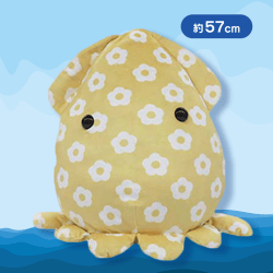 【イカ】もちぷに水族館ぬいぐるみBIG〜レボリューション〜