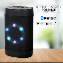 【ブラック】Bluetoothスピーカー Portable(ポータブル)