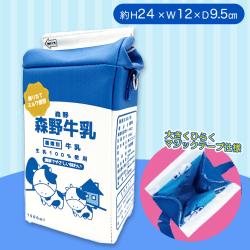 【牛乳】布小物作家ぎゅっと。の牛乳パック型ショルダーバッグ