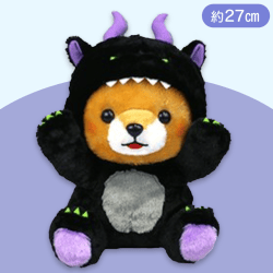 【ブラック】豆しば三兄弟ゆるドラゴンJB