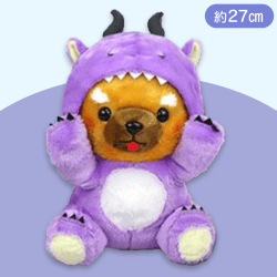 【パープル】豆しば三兄弟ゆるドラゴンJB