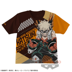 【爆豪勝己】僕のヒーローアカデミア フルカラーTシャツ