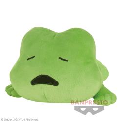 【ぽけぽけかえる】にしむらゆうじ作品 ぬいぐるみ〜うさぎの家の上でひるねする会〜そのよん