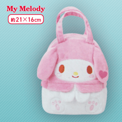 【マイメロディ】マイメロディ おみみにハートふわふわバッグ