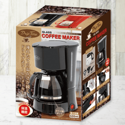 【ブラック】Drip Time ガラスコーヒーメーカー