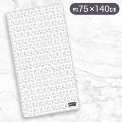 【ホワイト】スヌーピーめちゃ冷えタオルケット