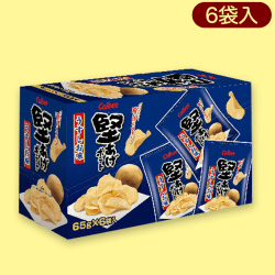 【うすしお】堅あげポテト6P鬼盛りBOX※賞味期限:2022/12