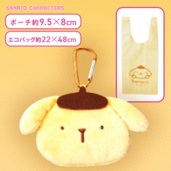【ポムポムプリン】サンリオキャラクターズ エコバッグ付きマスコット
