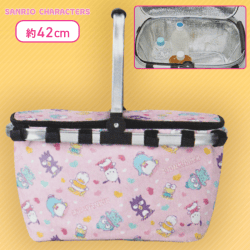 【ピンク】はぴだんぶい カラフルポップひんやりバスケット